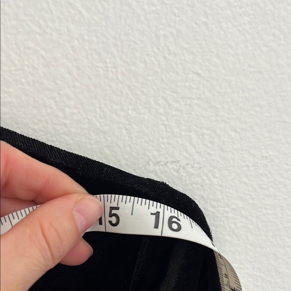 Black Ruched Wrap Dress V-Neck Long Sleeve - Picture 10 of 10